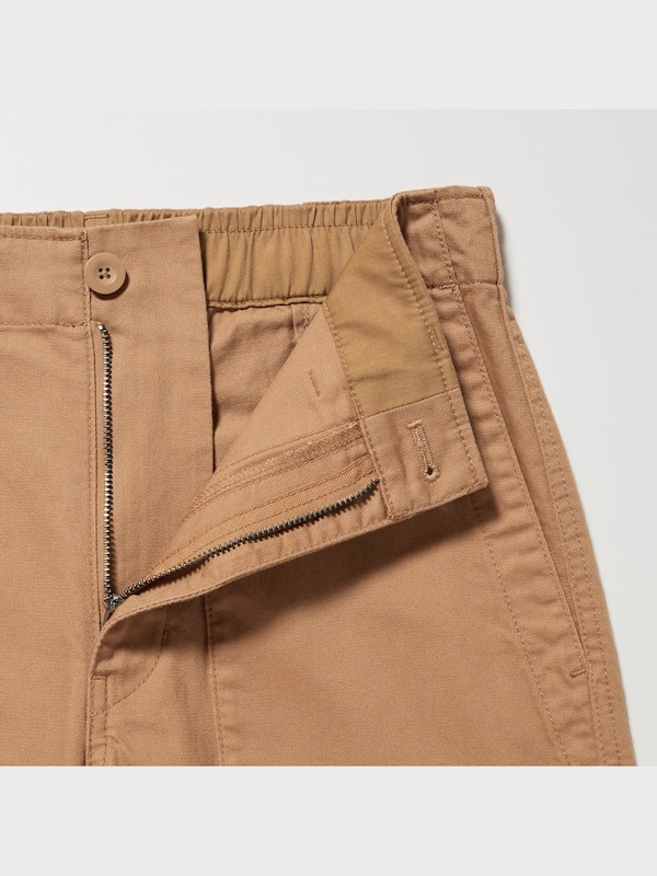 Wide Leg Baker Trousers