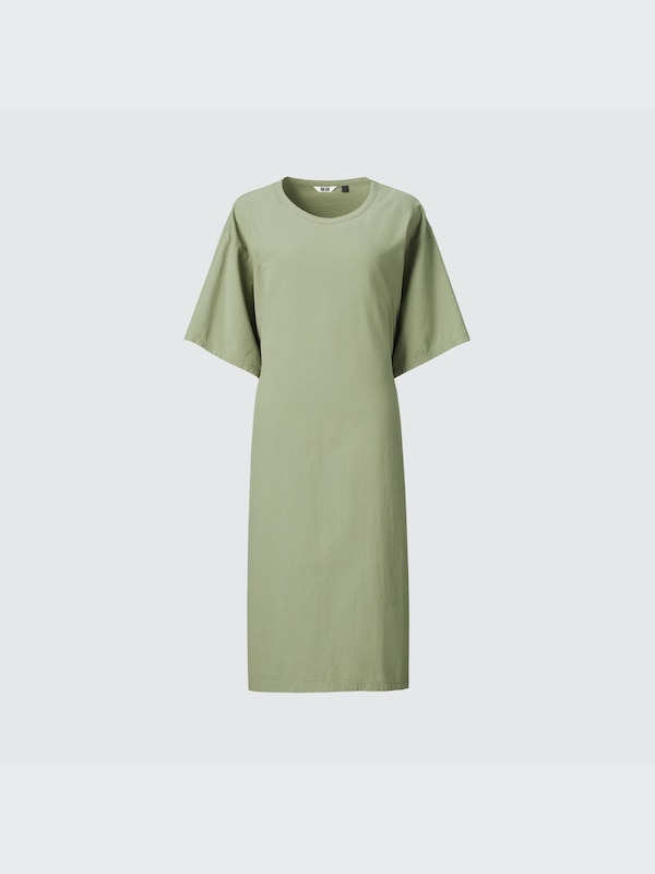 3Way Seersucker Short-Sleeve Dress