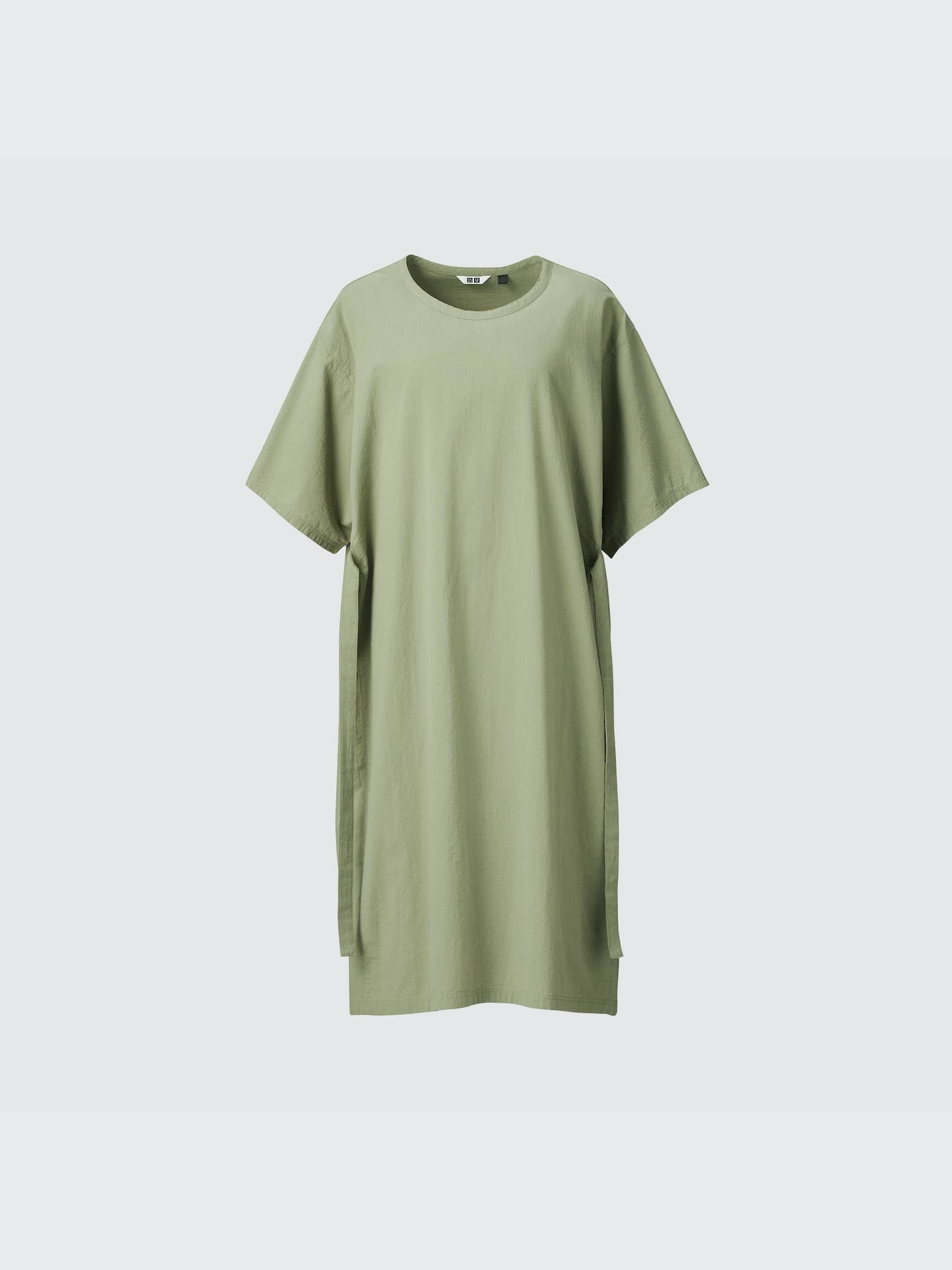 3Way Seersucker Short-Sleeve Dress | UNIQLO US