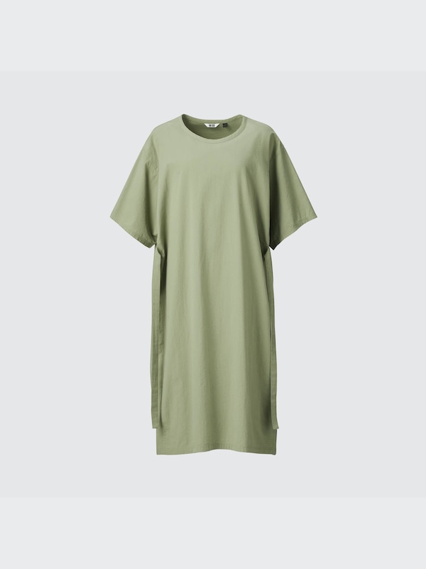3Way Seersucker Short-Sleeve Dress