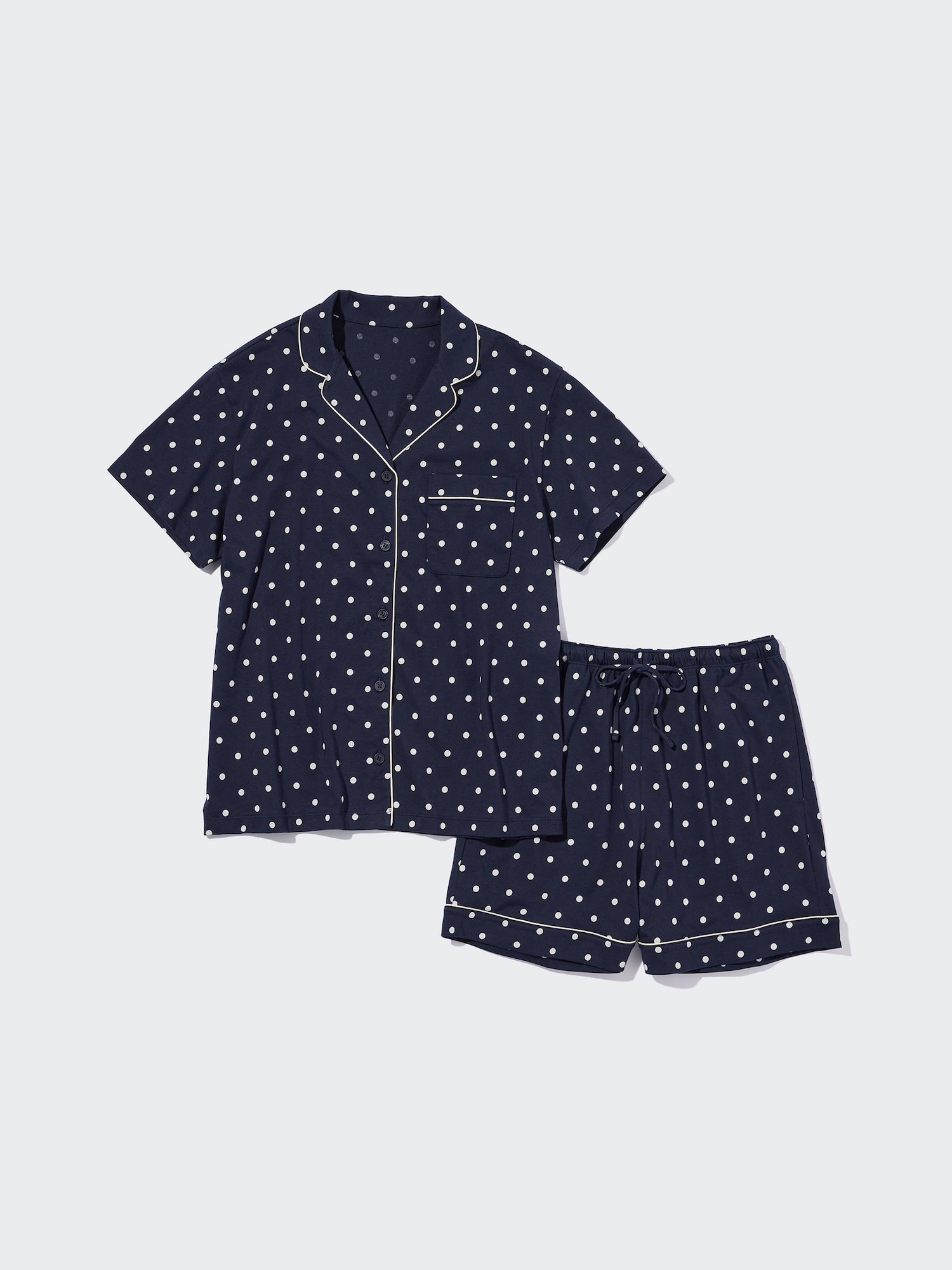 AIRism COTTON SHORT SLEEVE PAJAMAS DOT