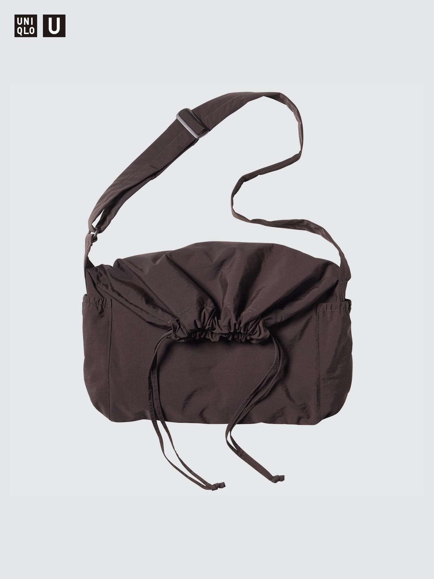 LOGO DRAWSTRING SHOULDER BAG