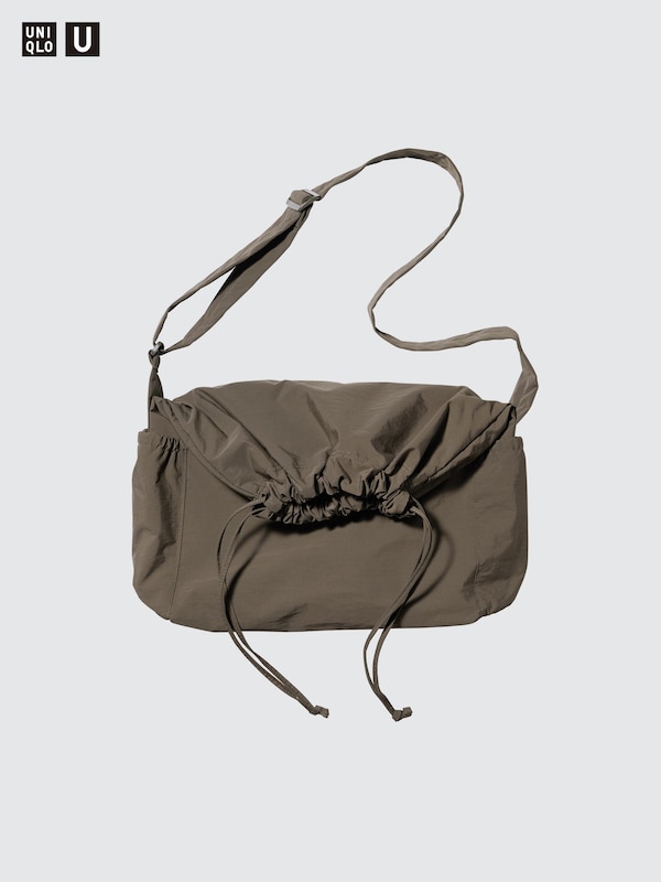 Wide Belt Drawstring Bag