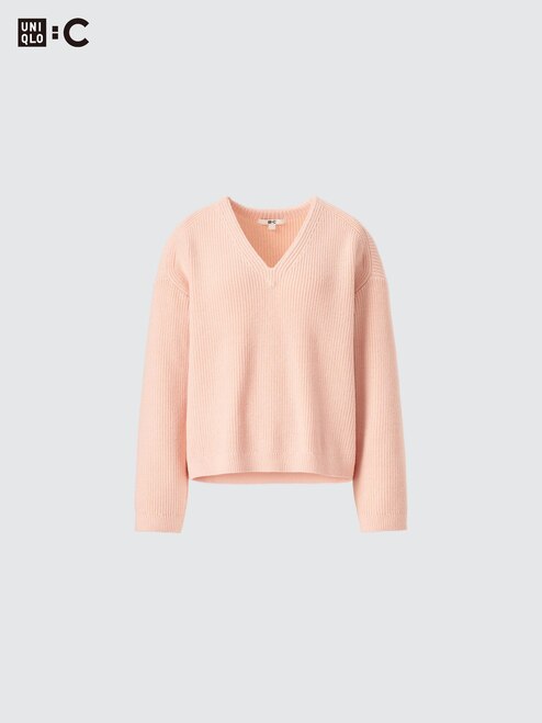 V- neck Long Sleeve Short Sweaters V- neck Long Sleeve Short Sweaters