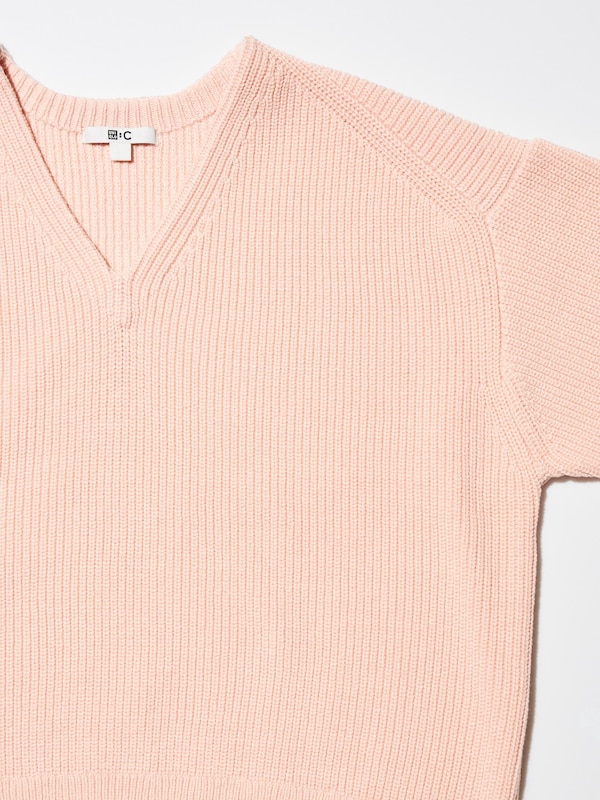 V-Neck Short Sweater