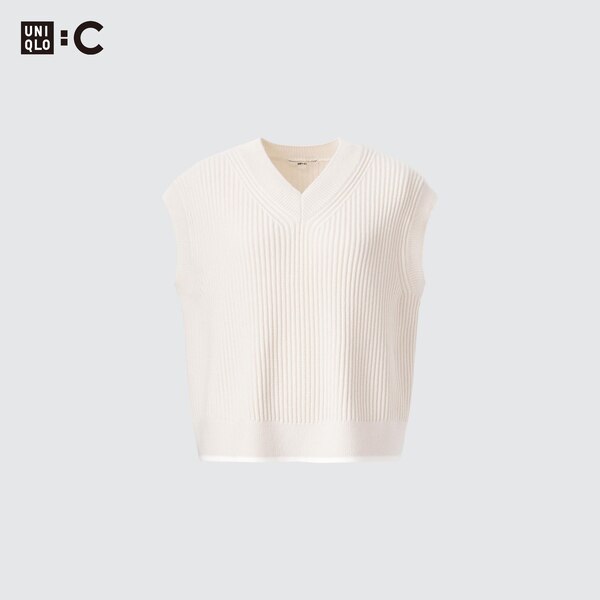 V-Neck Sweater Vest | UNIQLO US