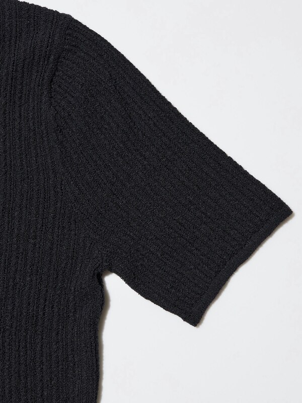 Lace Key Neck Short Jumper (Half Sleeve)