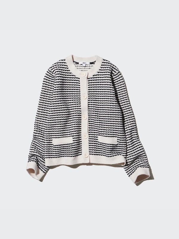 Knitted Short Jacket | Striped