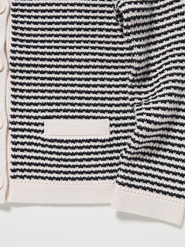 Knitted Short Jacket | Striped