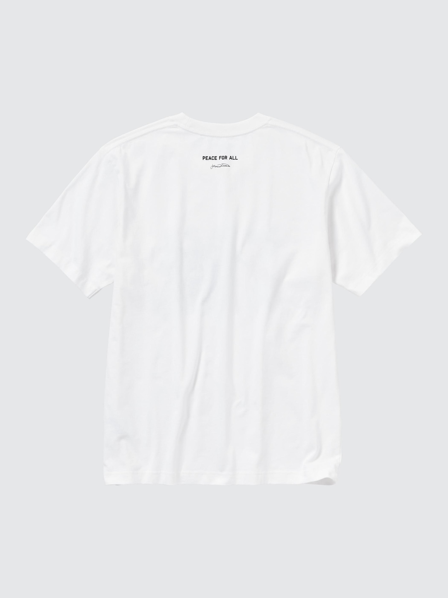 Футболка Uniqlo Peace For All с принтом, Julian Opie, цвет: Белый — фото 2