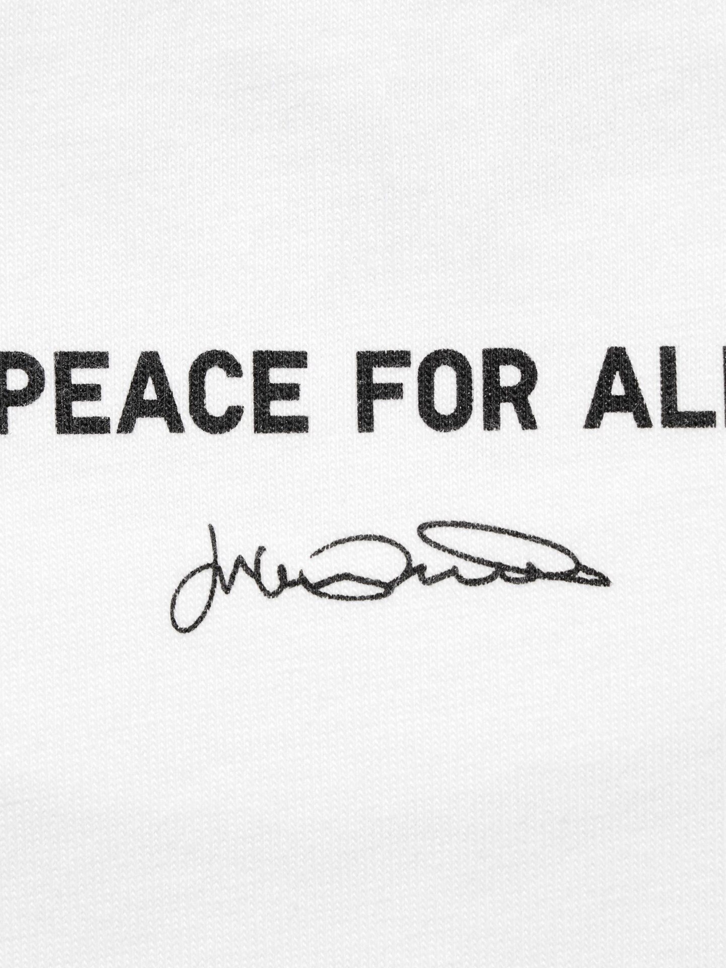Футболка Uniqlo Peace For All с принтом, Julian Opie, цвет: Белый — фото 7