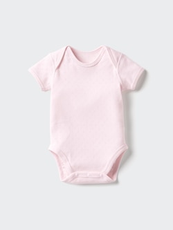 Newborn Pointelle Short Sleeve Bodysuit