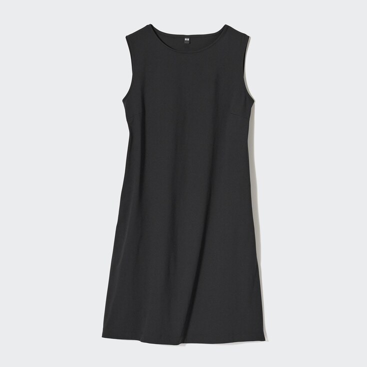Uniqlo AIRism Vestido Mini Ultraelástico Sin Mangas - Negro - XL