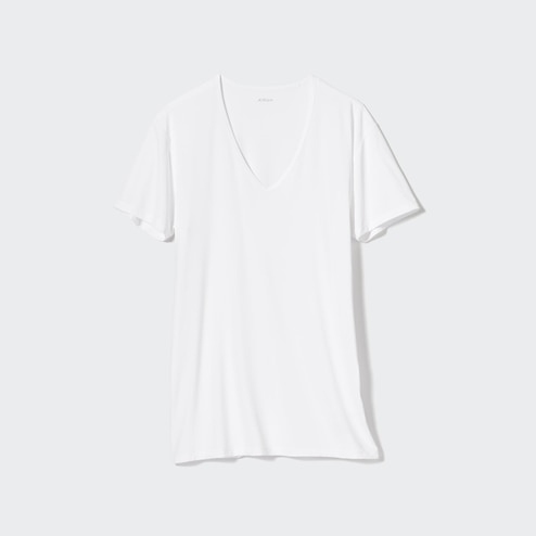 Men's Luxury Short Sleeve V-Neck T-Shirt Black