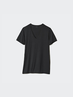 AIRism V NECK SHORT SLEEVE T-SHIRT
