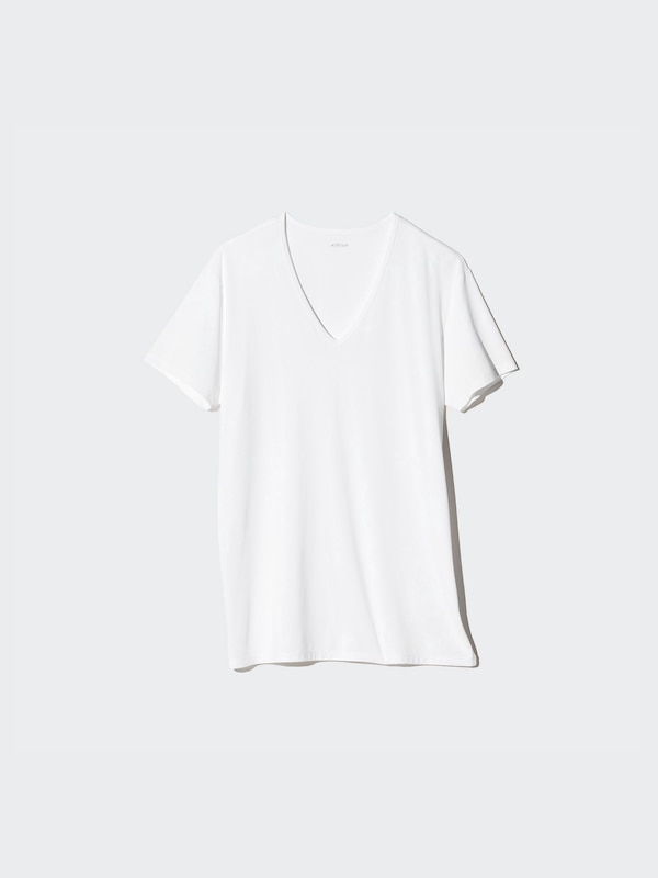 AIRism V NECK SHORT SLEEVE T-SHIRT