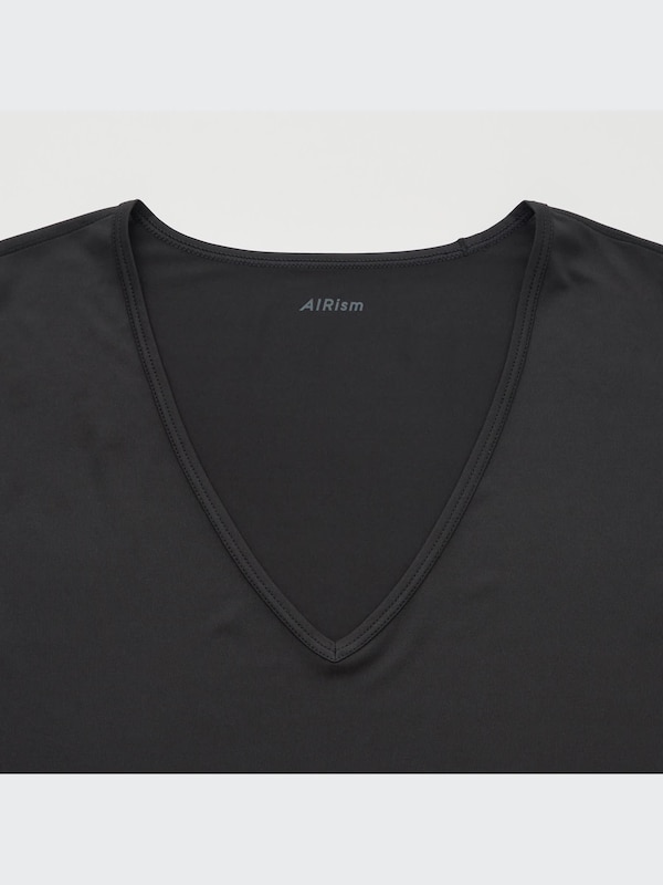 AIRism V NECK SHORT SLEEVE T-SHIRT