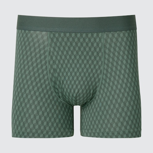 UNIQLO AIRism Mesh Long Boxer Briefs S-4XL Gray Underwear Men 470959 NWT