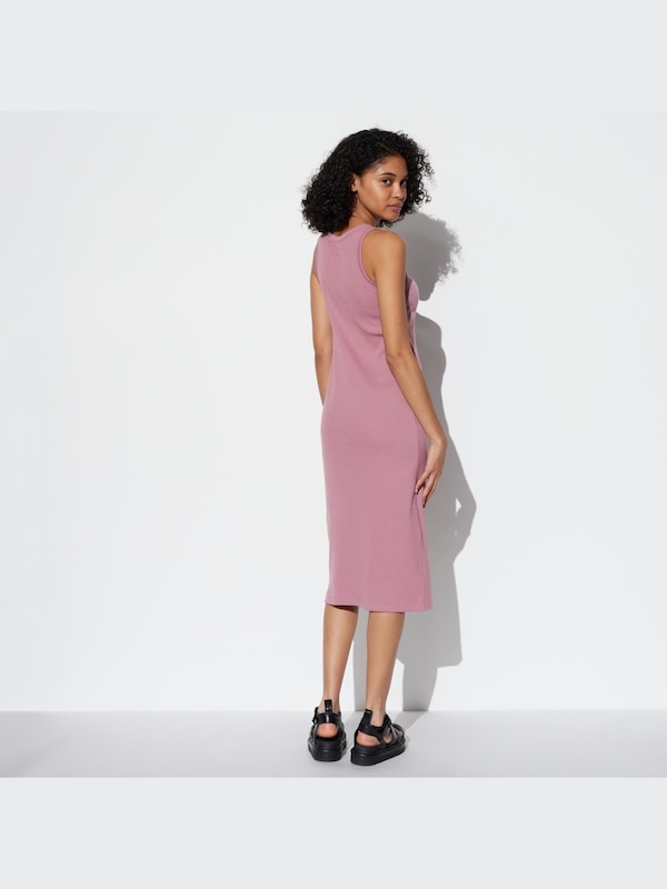 RIBBED BRA SLEEVELESS DRESS