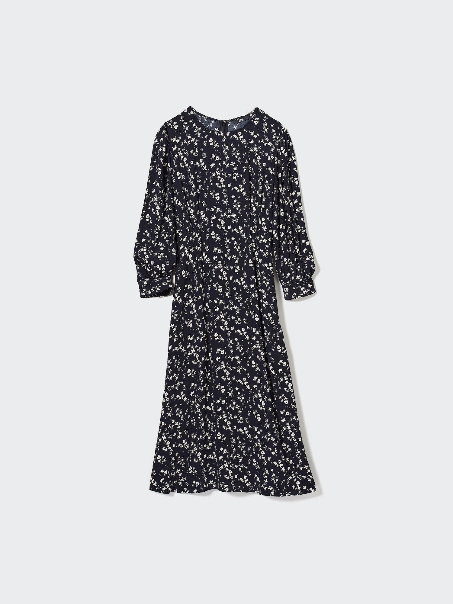 Women's Flared Dress (Print, 3/4 Sleeve) | UNIQLO ES