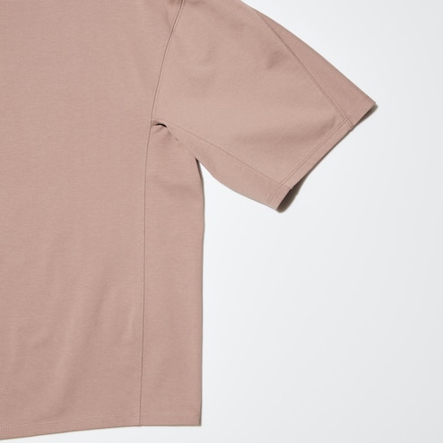 Uniqlo Women's S Top Dark Gray Airism Seamless Short Sleeve T Shirt 189867