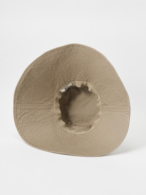 UV Protection Long Brim Checked Cap