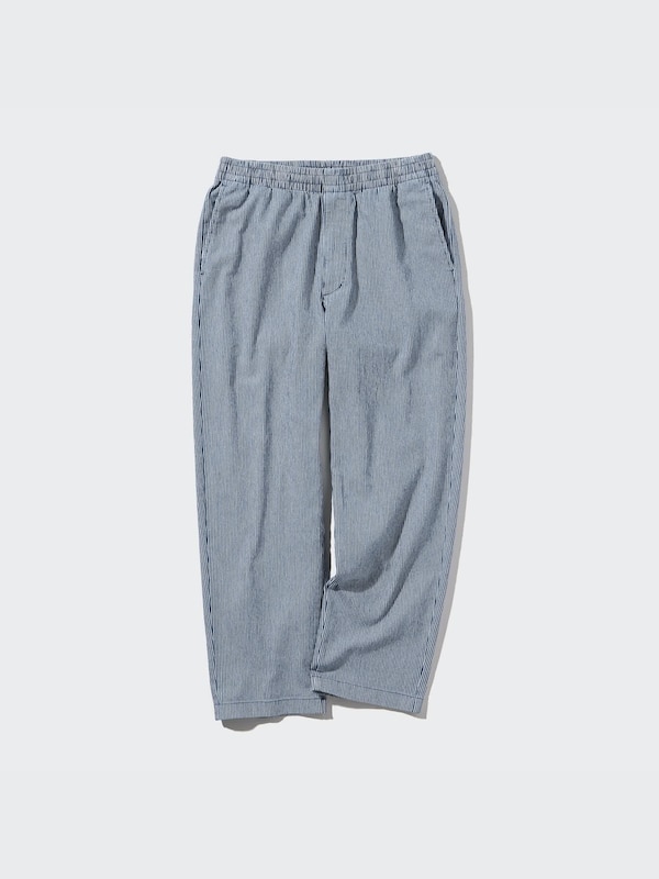 Cotton Relaxed Ankle Pants (Hickory)