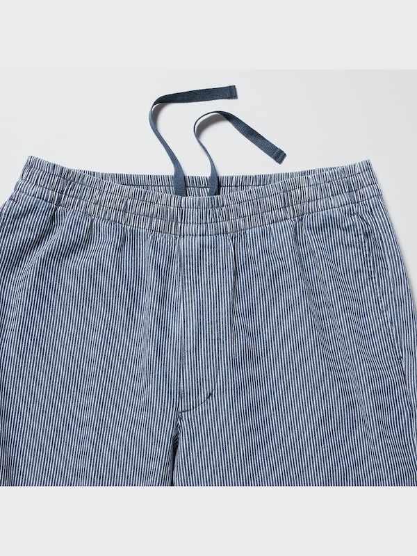 Cotton Relaxed Ankle Pants (Hickory)