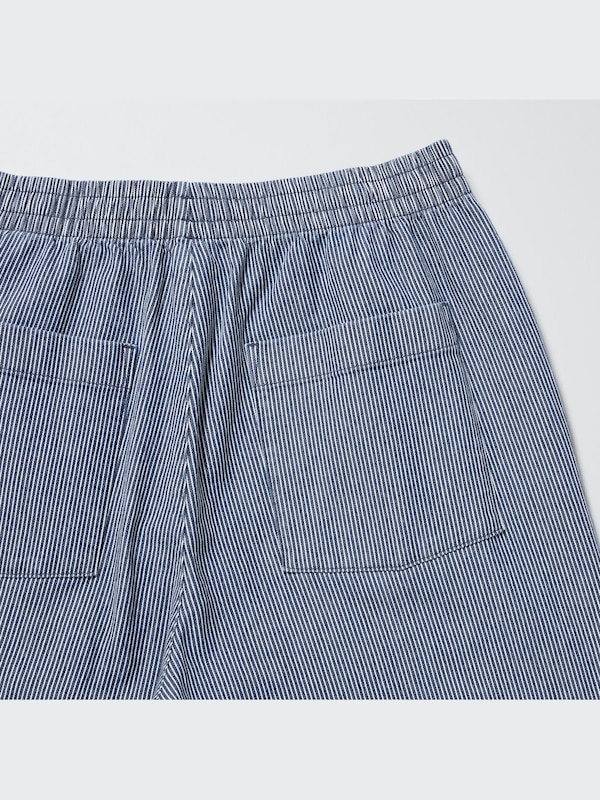 Cotton Relaxed Ankle Pants (Hickory)