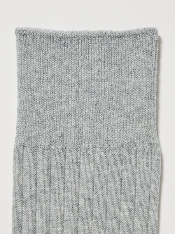 Supima® Cotton Wide Ribbed Socks