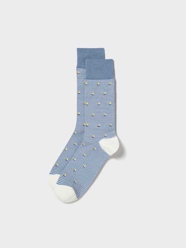 Motif Striped Socks