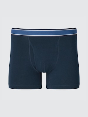 Cotton Waist Striped Boxer Briefs