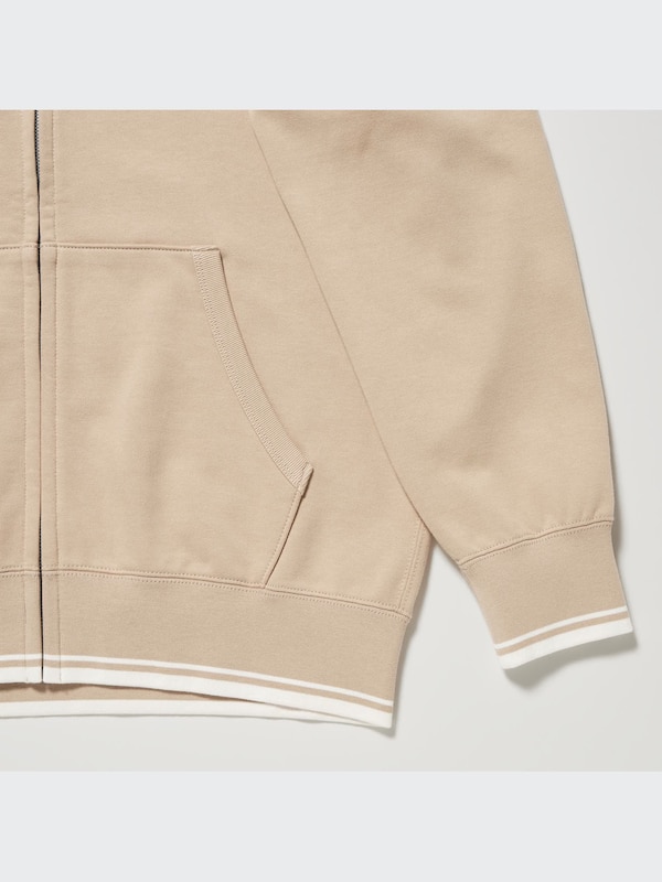 Sweat Full-Zip Hoodie (Stripe)