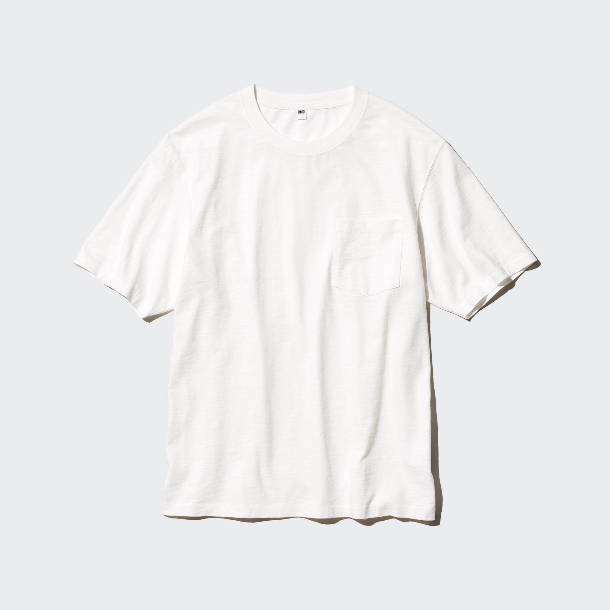 Slub Cotton Crew Neck T-Shirt