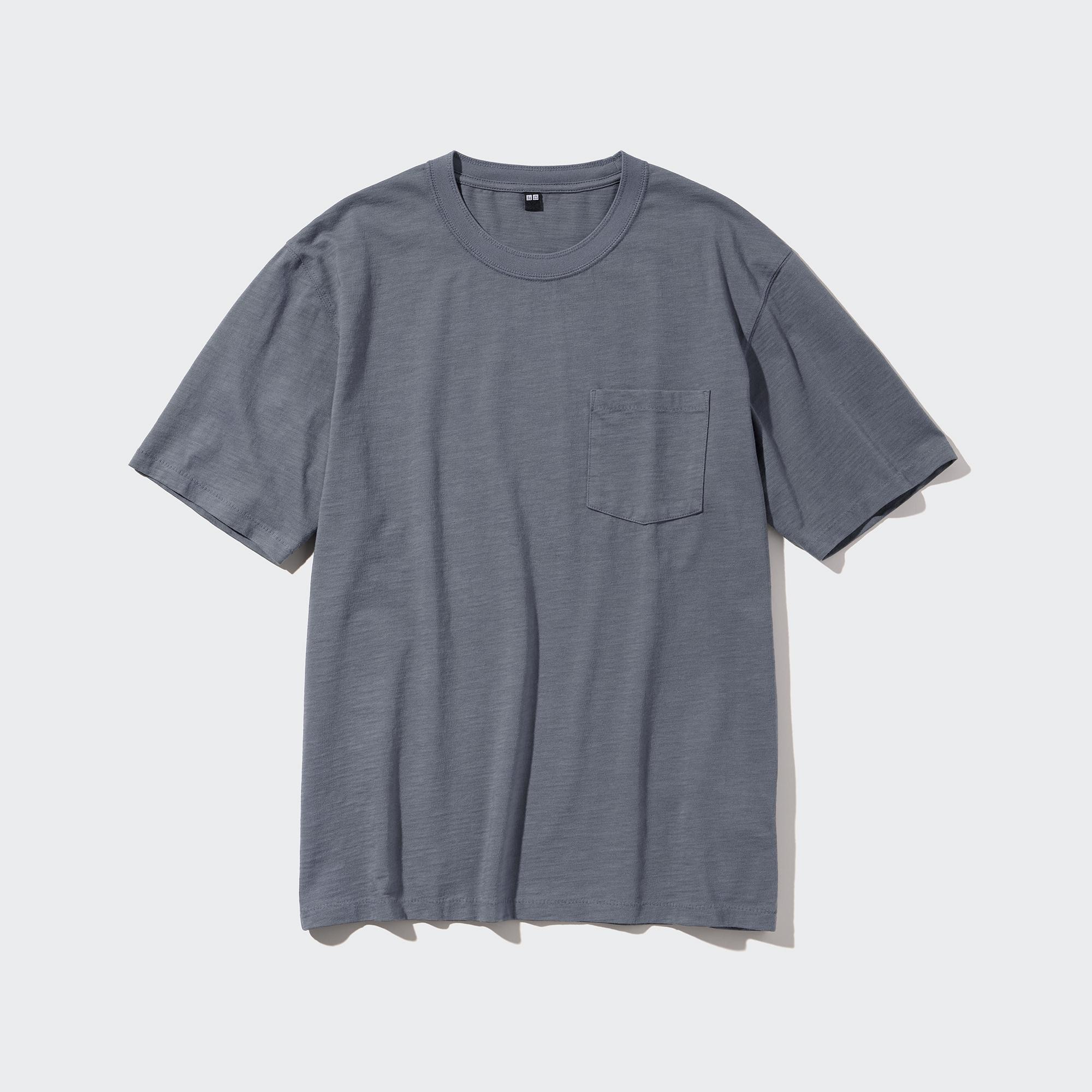 Slub Cotton Crew Neck T-Shirt