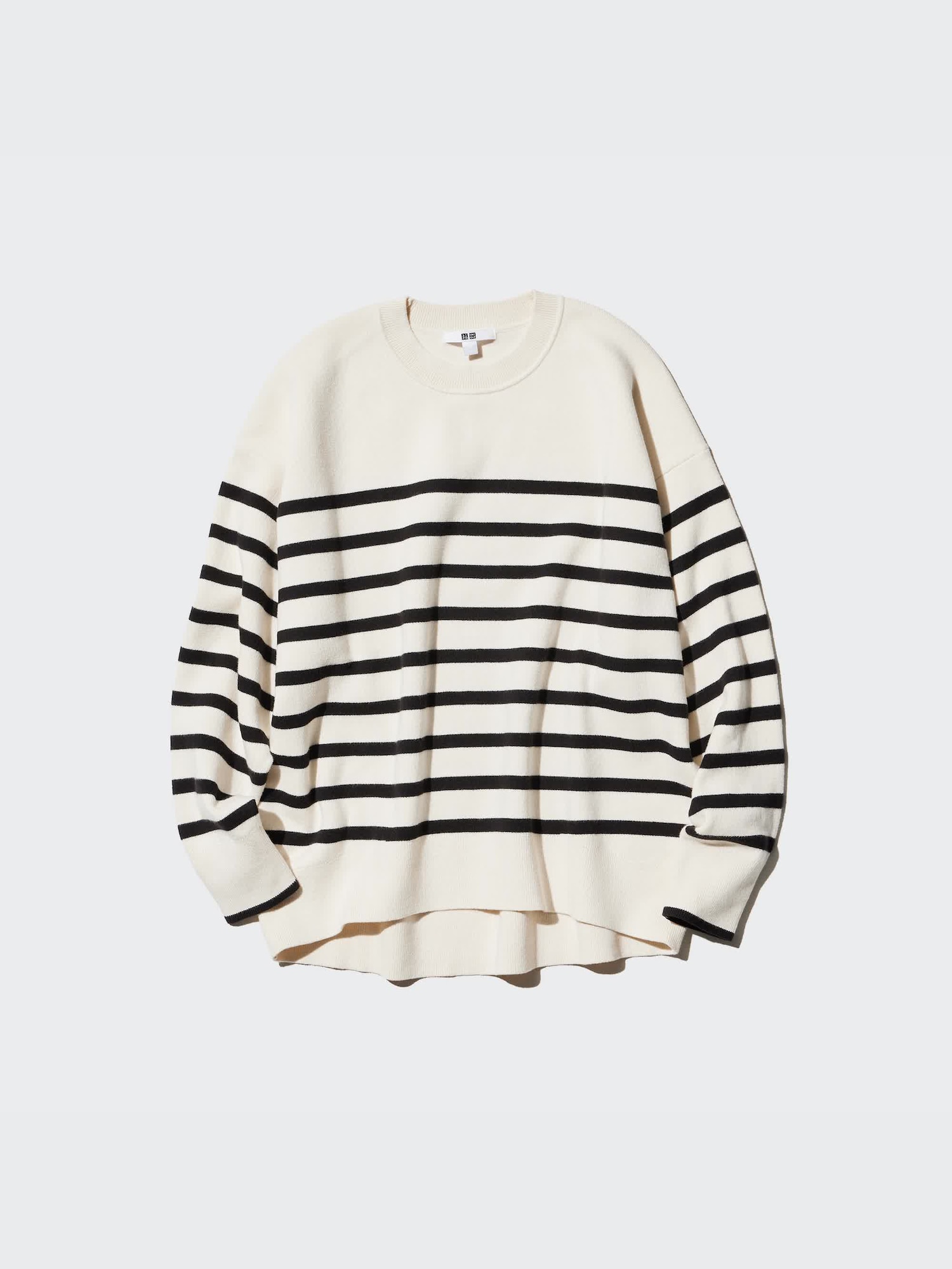 Smooth Cotton Relaxed Crew Neck Sweater | UNIQLO US