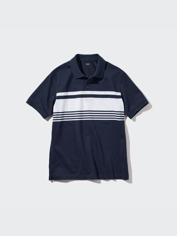 Dry Pique Short-Sleeve Polo Shirt (Panel)