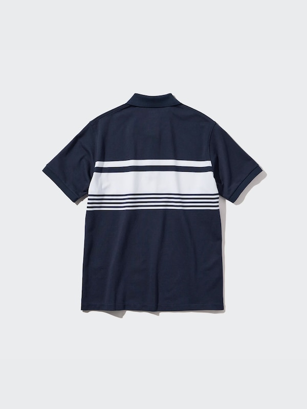 Dry Pique Short-Sleeve Polo Shirt (Panel)