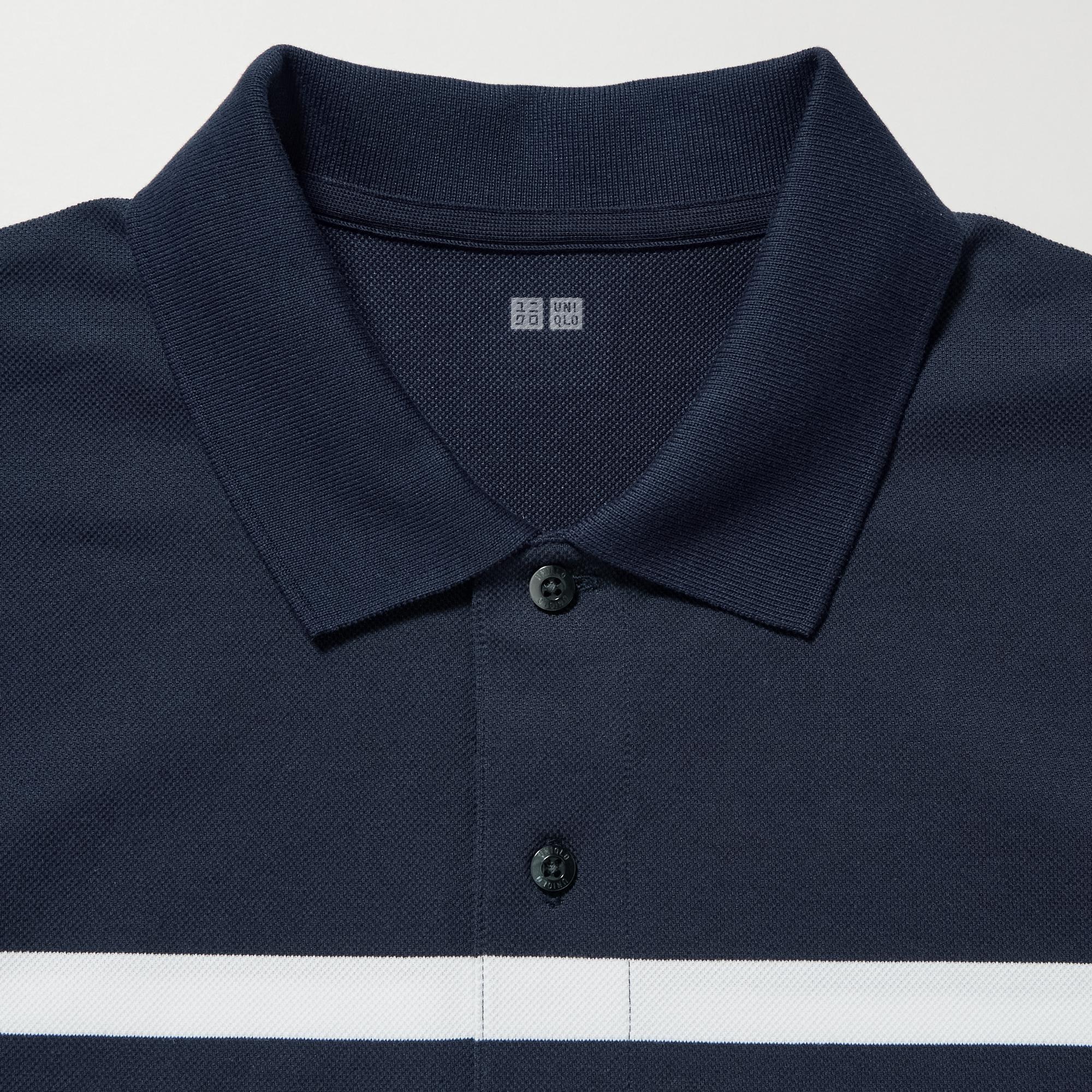 Dry Pique Short-Sleeve Polo Shirt (Panel)