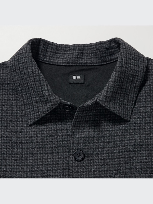 Brushed Twill Overshirt (Checked)