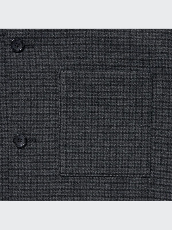 Brushed Twill Overshirt (Checked)