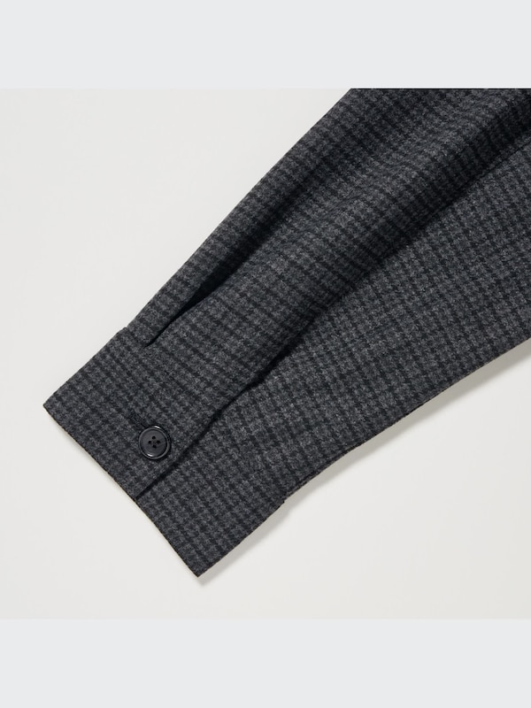 Brushed Twill Overshirt (Checked)