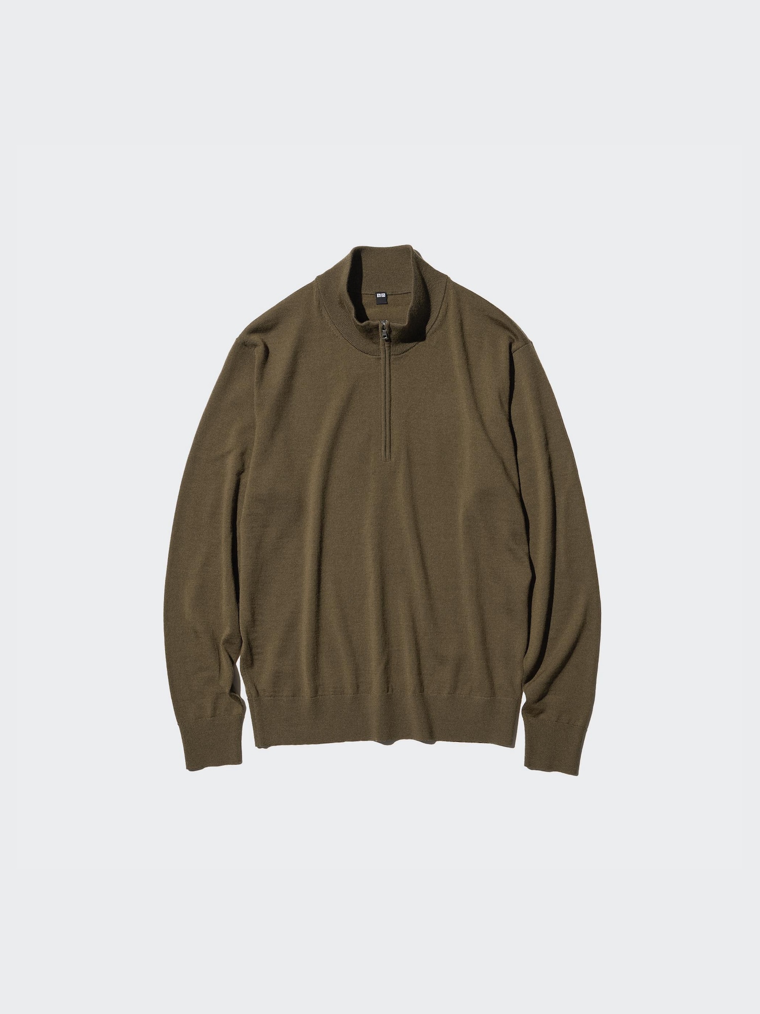 Men's 100% Merino Half-Zip Jumper | UNIQLO PL