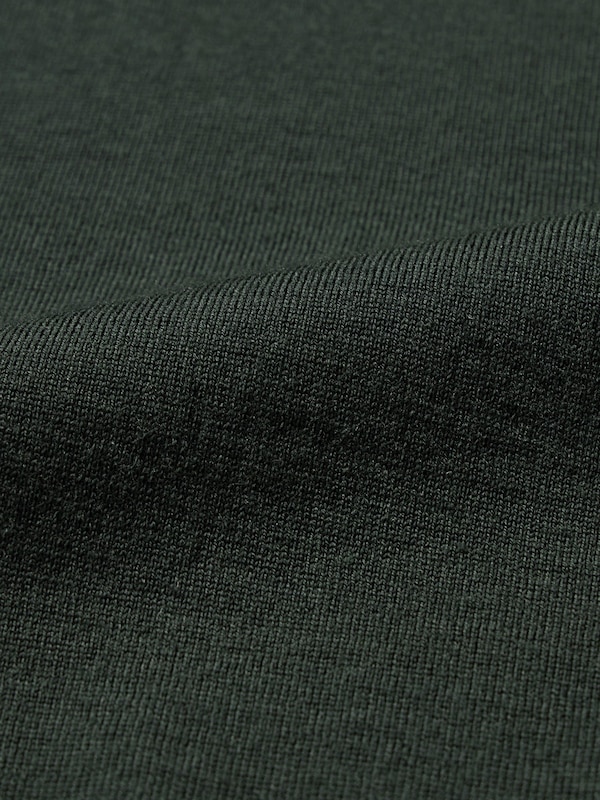EXTRA FINE MERINO LONG SLEEVE HALF ZIP SWEATER