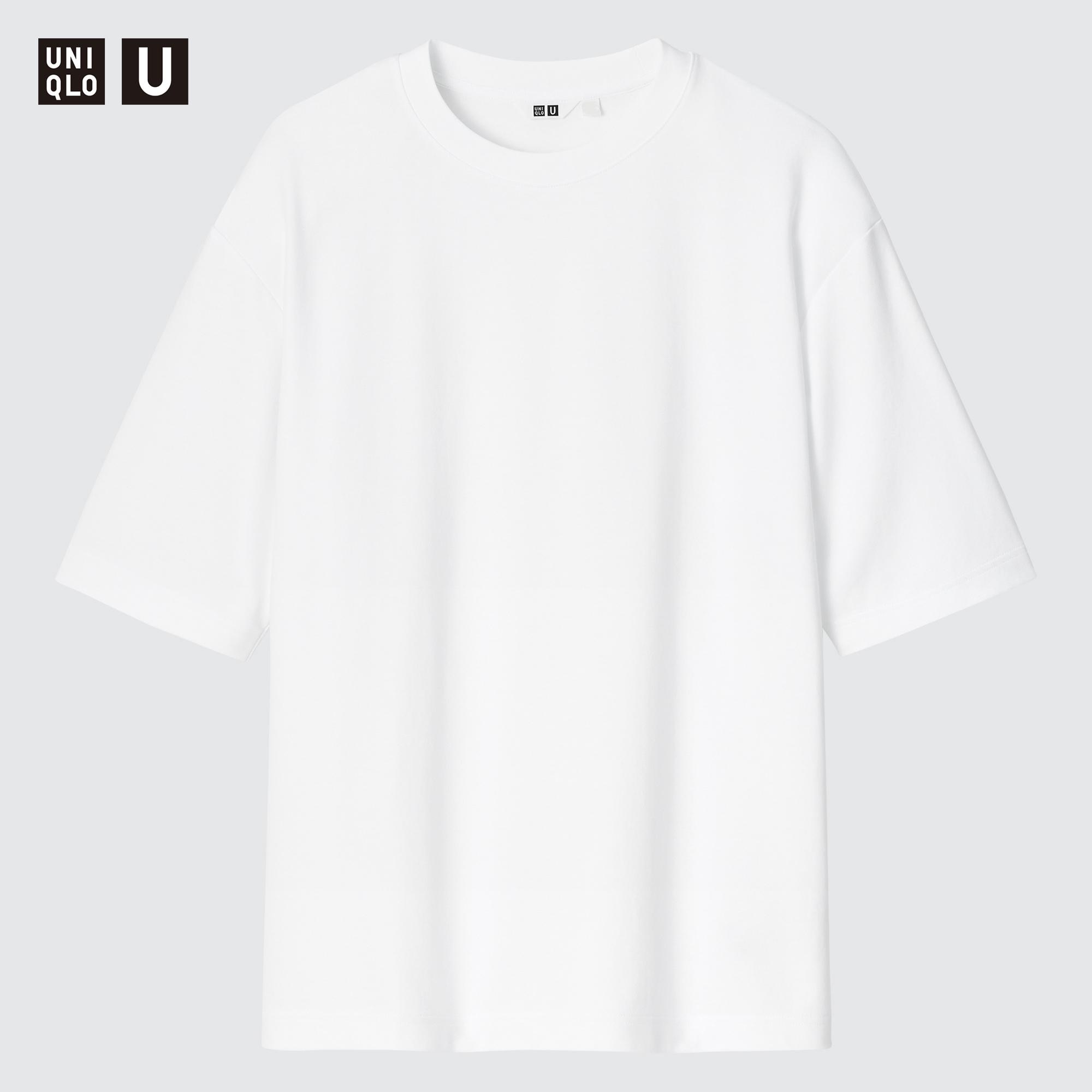 U AIRism Cotton Oversized Crew Neck Half-Sleeve T-Shirt | UNIQLO US