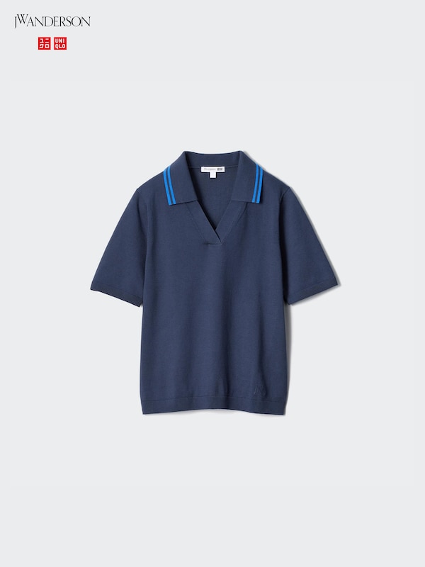 Polo Short-Sleeve Sweater