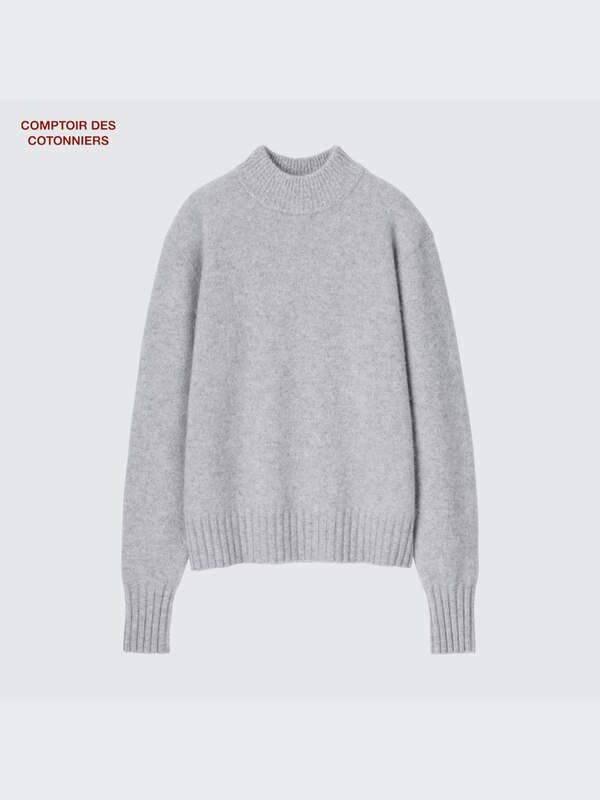 Jersey 100% Cashmere Cuello Alzado