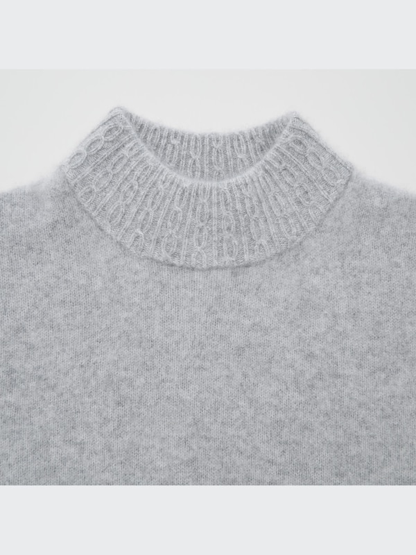 Jersey 100% Cashmere Cuello Alzado
