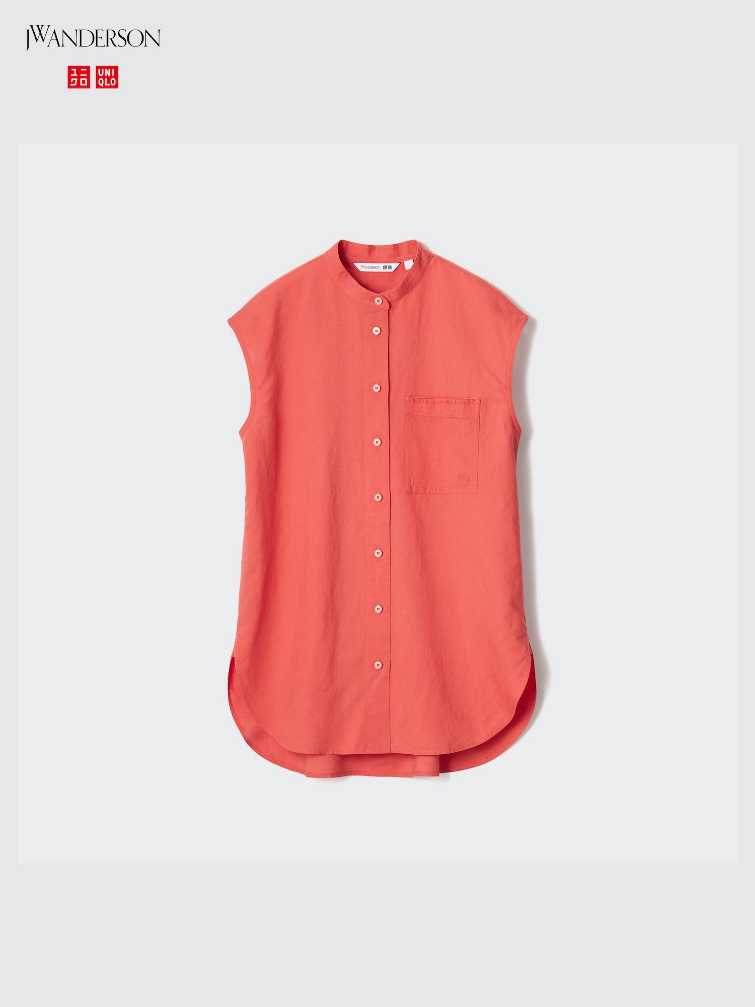 Linen Blend Sleeveless Long Shirt | UNIQLO US