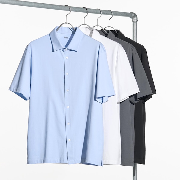 AIRism Cotton Full Open Polo Shirt | UNIQLO US